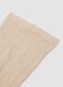 Beige ribbed stretch tights_2
