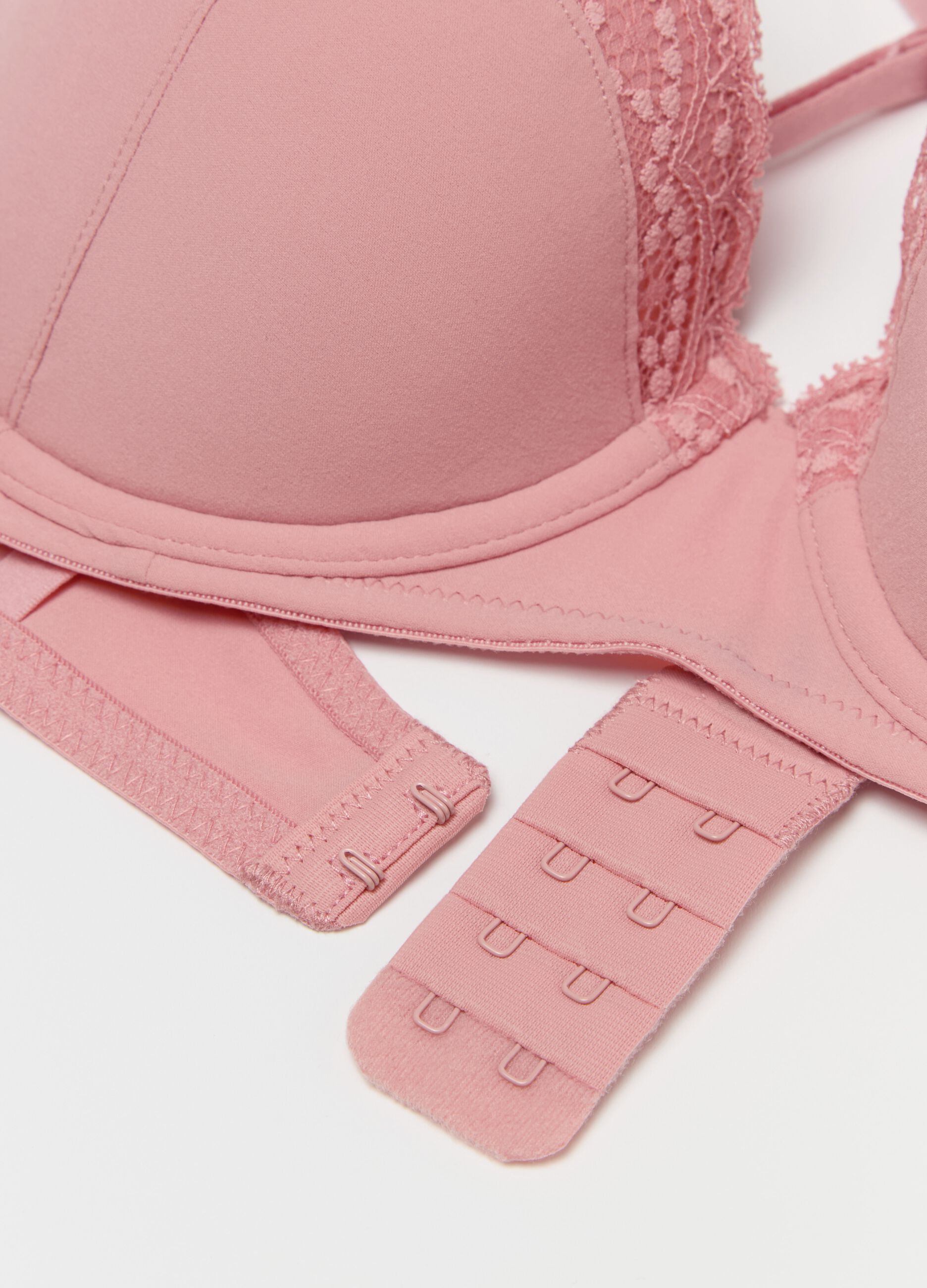 Reggiseno imbottito con pizzo