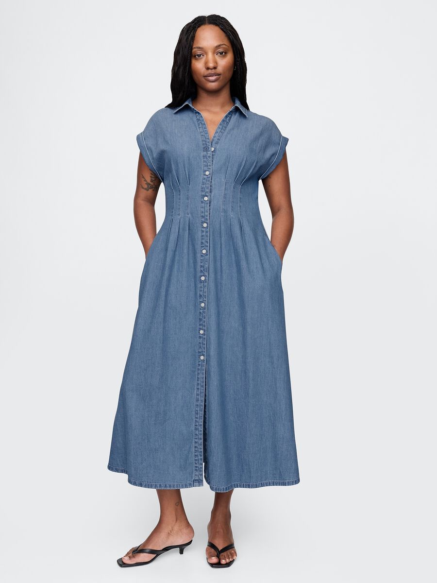 Gap Long Denim Dress_4