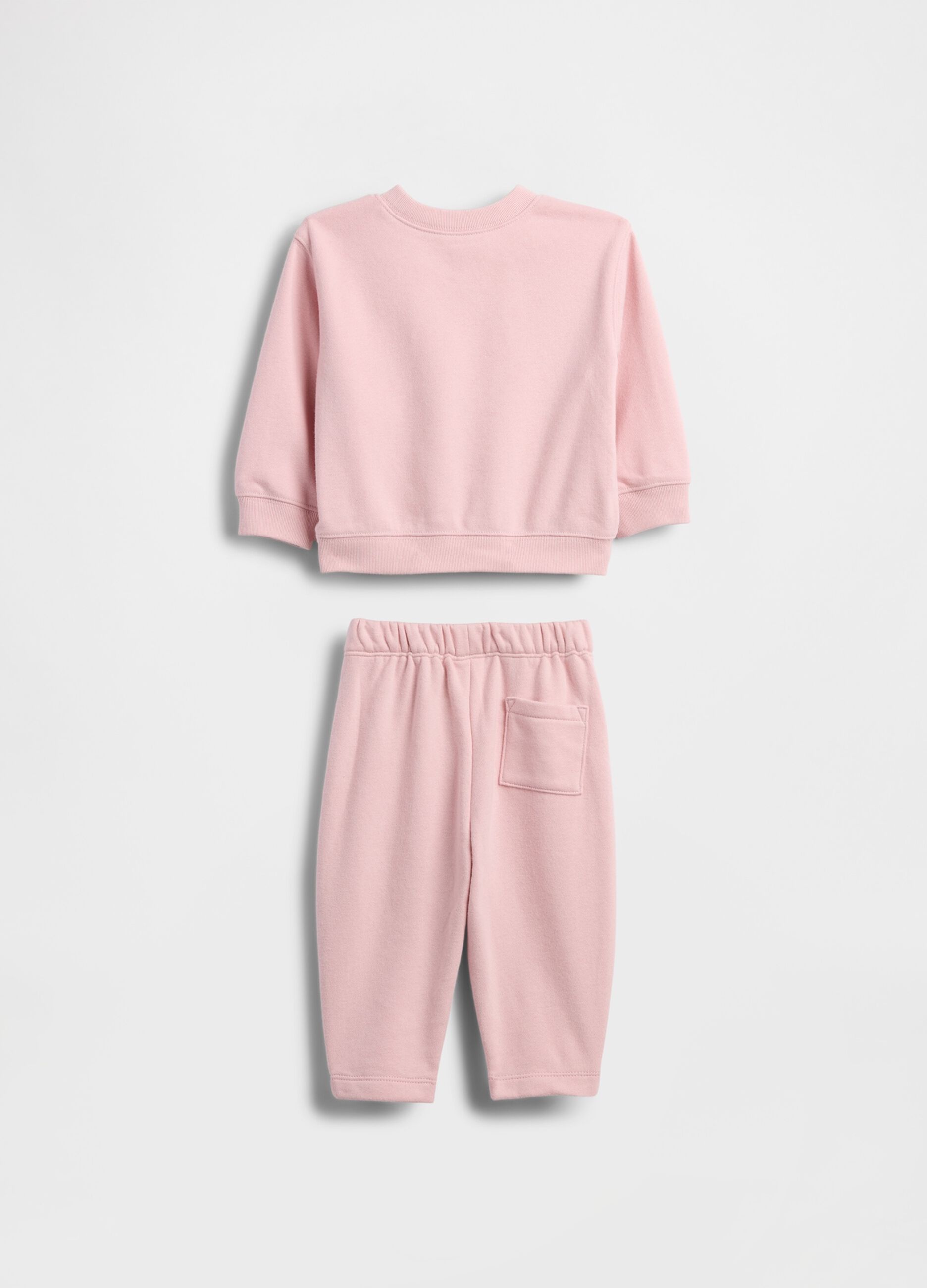 Pink Cotton Blend Newborn Set
