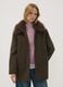 Brown wool and viscose-blend coat with contrast collar_2