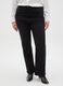 Black Stretch Bootcut Trousers_1