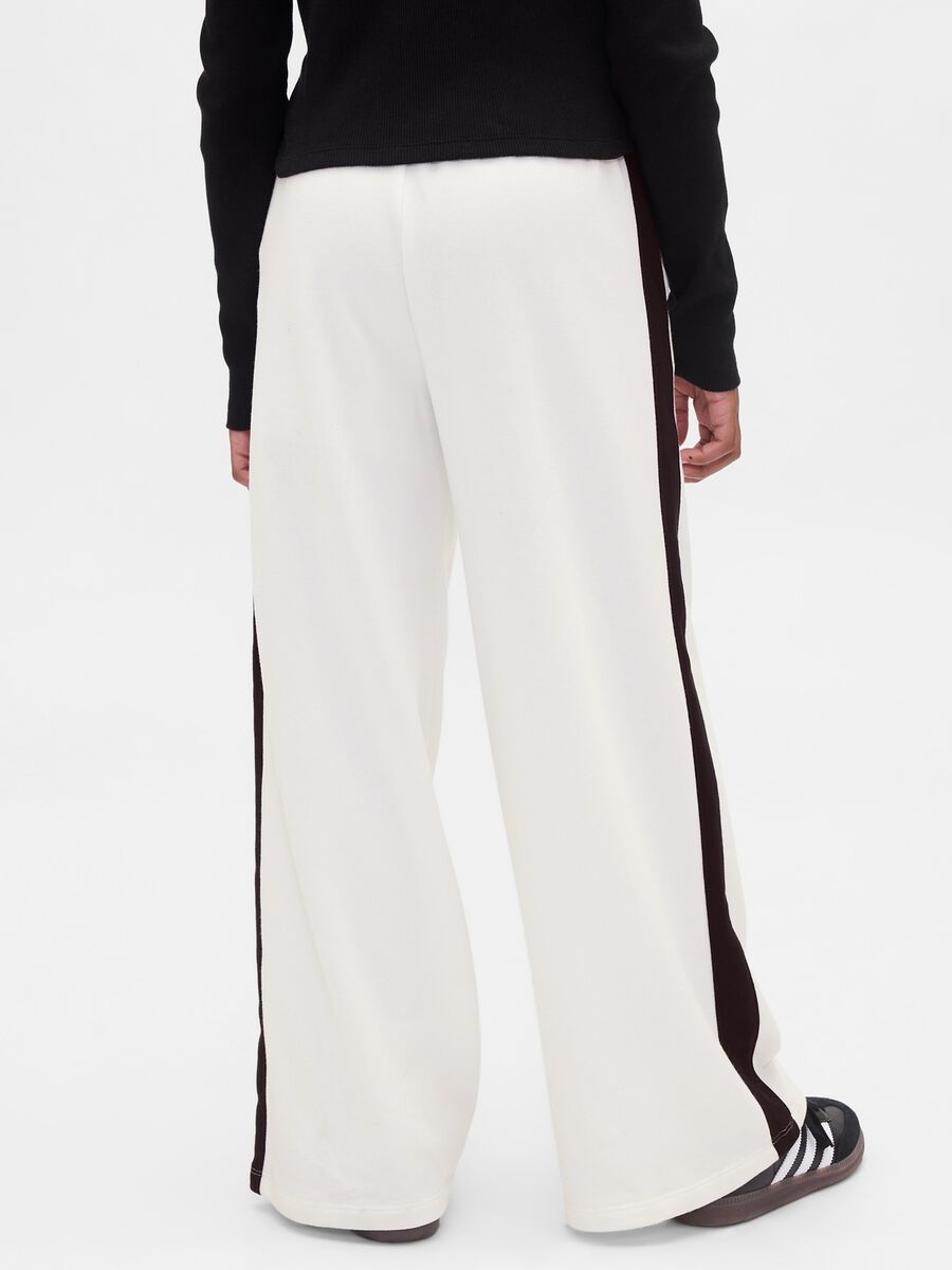 White cotton trousers for girls_2