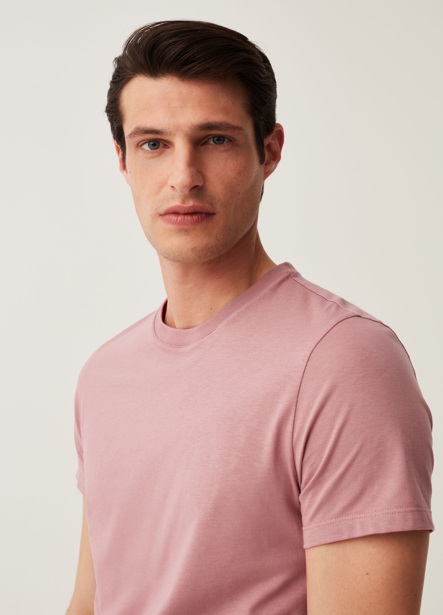 T-shirt OVS Cotone Italiano girocollo_1
