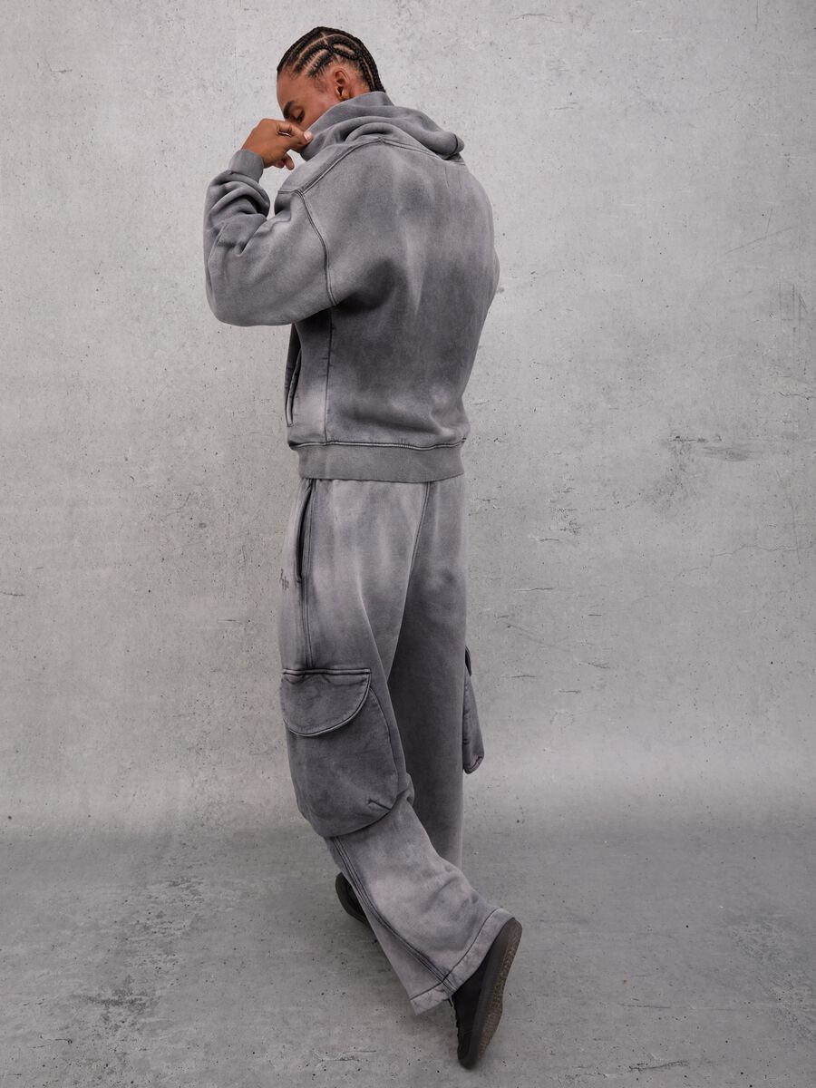 Sunfaded Cargo Sweatpants Vintage Grey_5