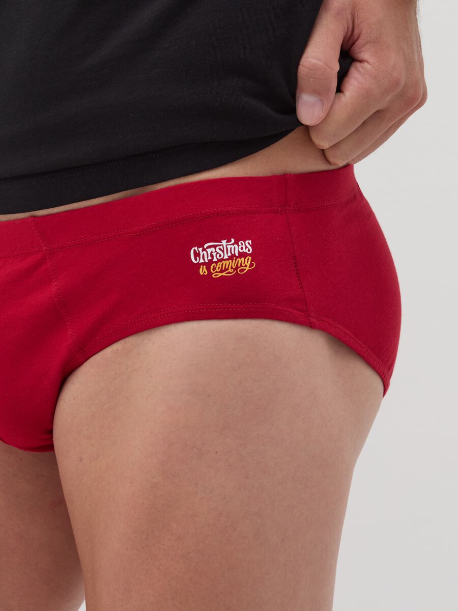 Briefs with Christmas print_2