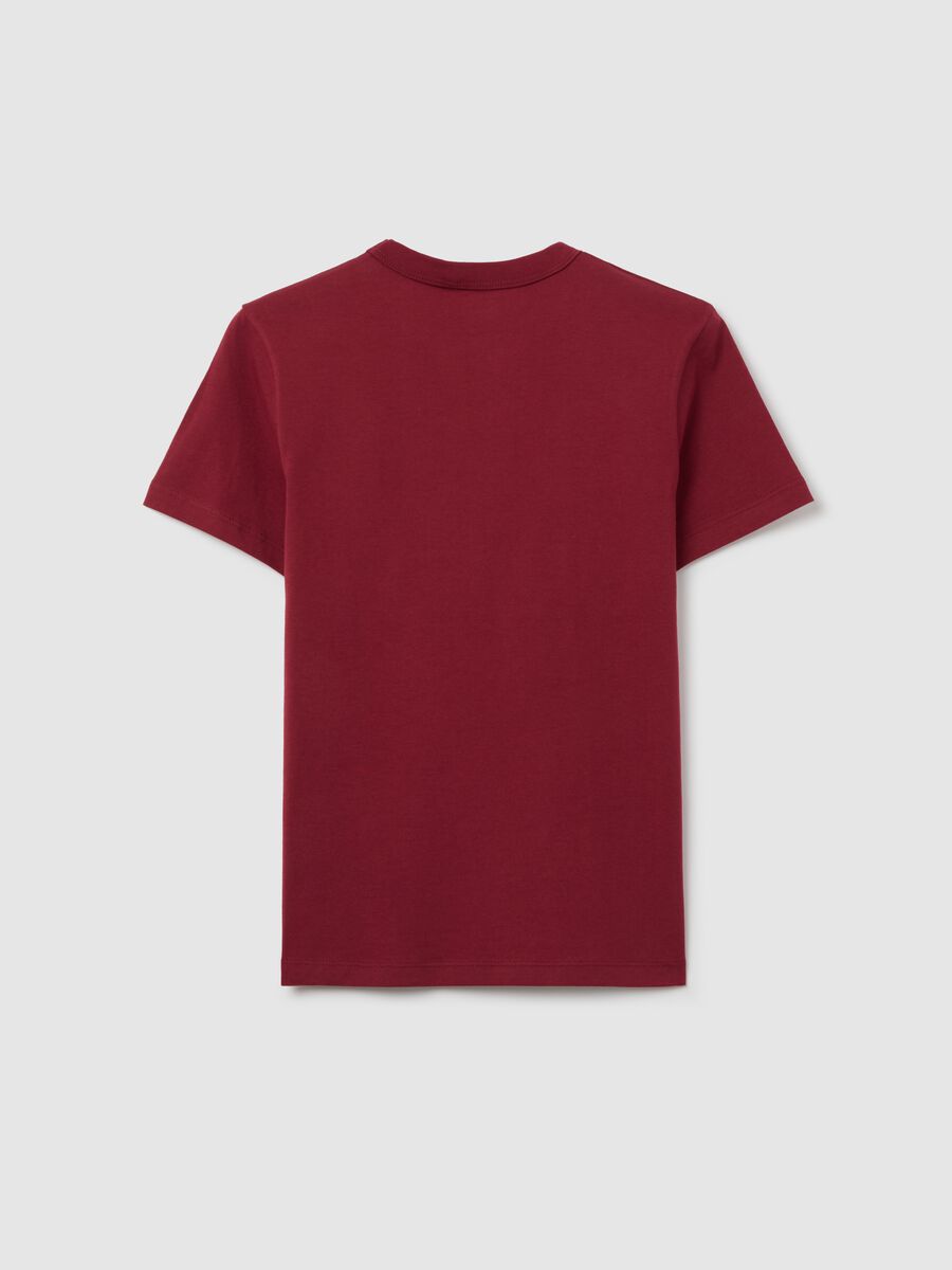 Essential red T-shirt in organic cotton_4
