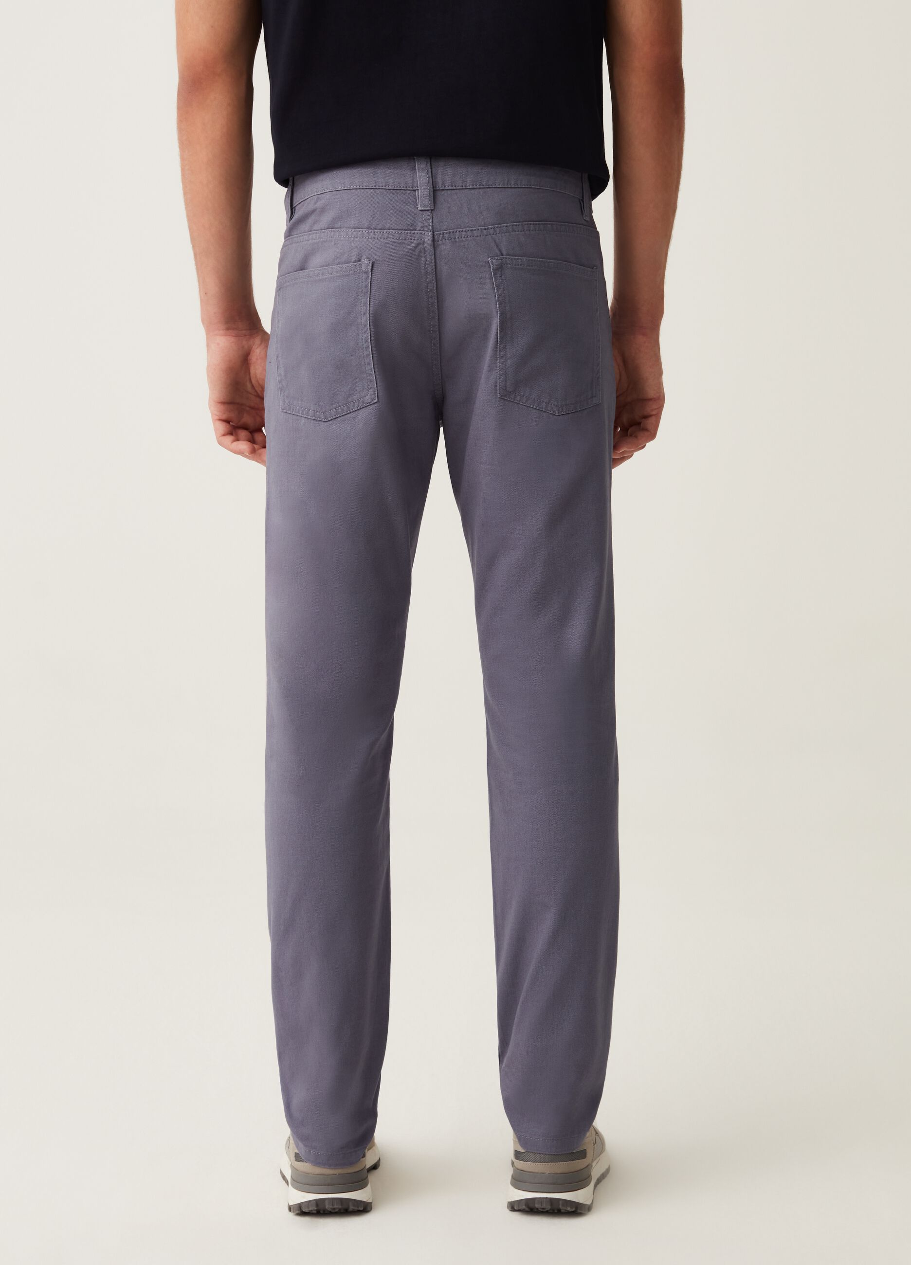 Pantaloni regular fit cinque tasche_2