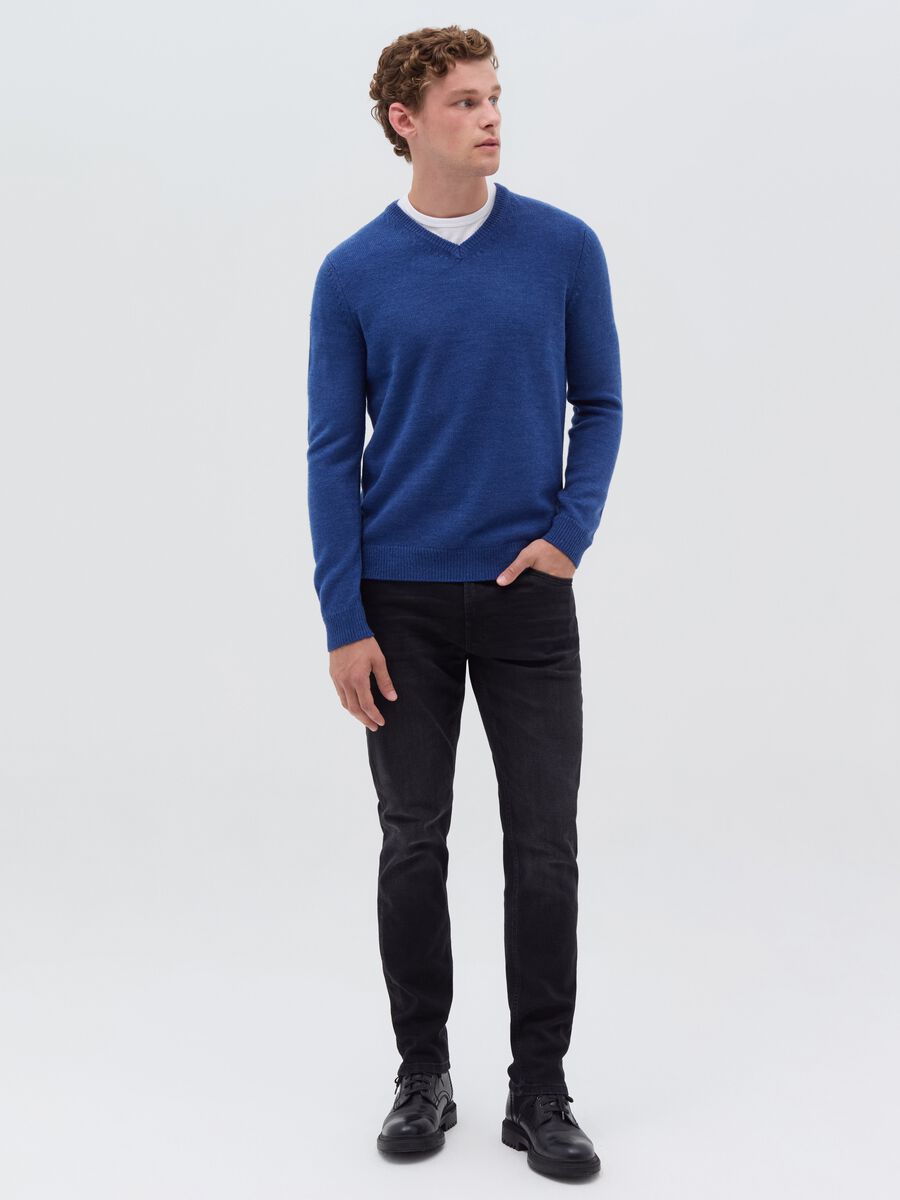 V-neck pullover_1