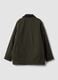 Green regular-fit jacket with zip and ribbed collar_2