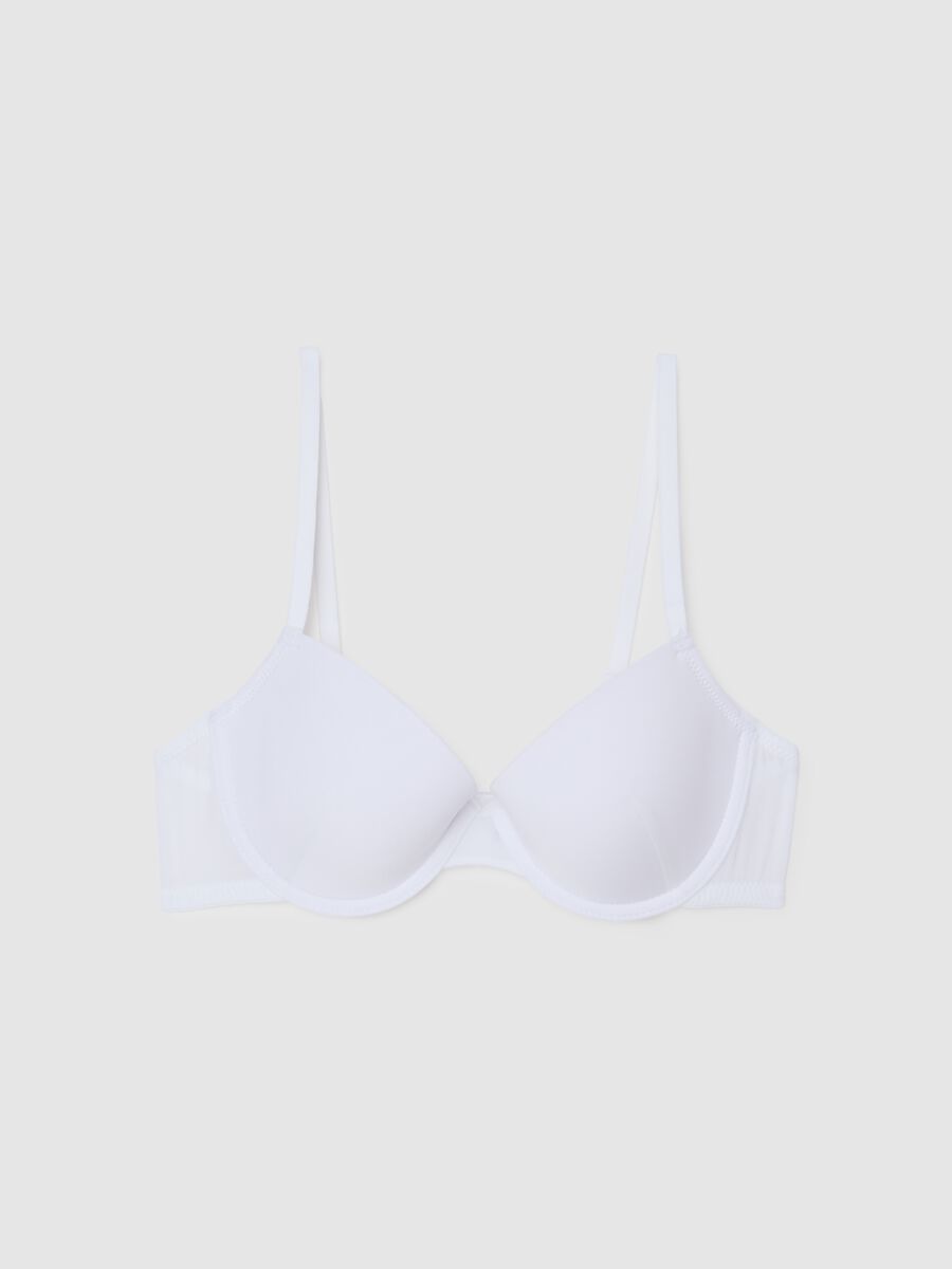 Reggiseno in tessuto elasticizzato bianco_4