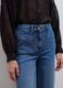Blue wide-leg stretch cotton jeans_3
