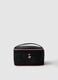 Women's multicolour beauty case with pink trim_0