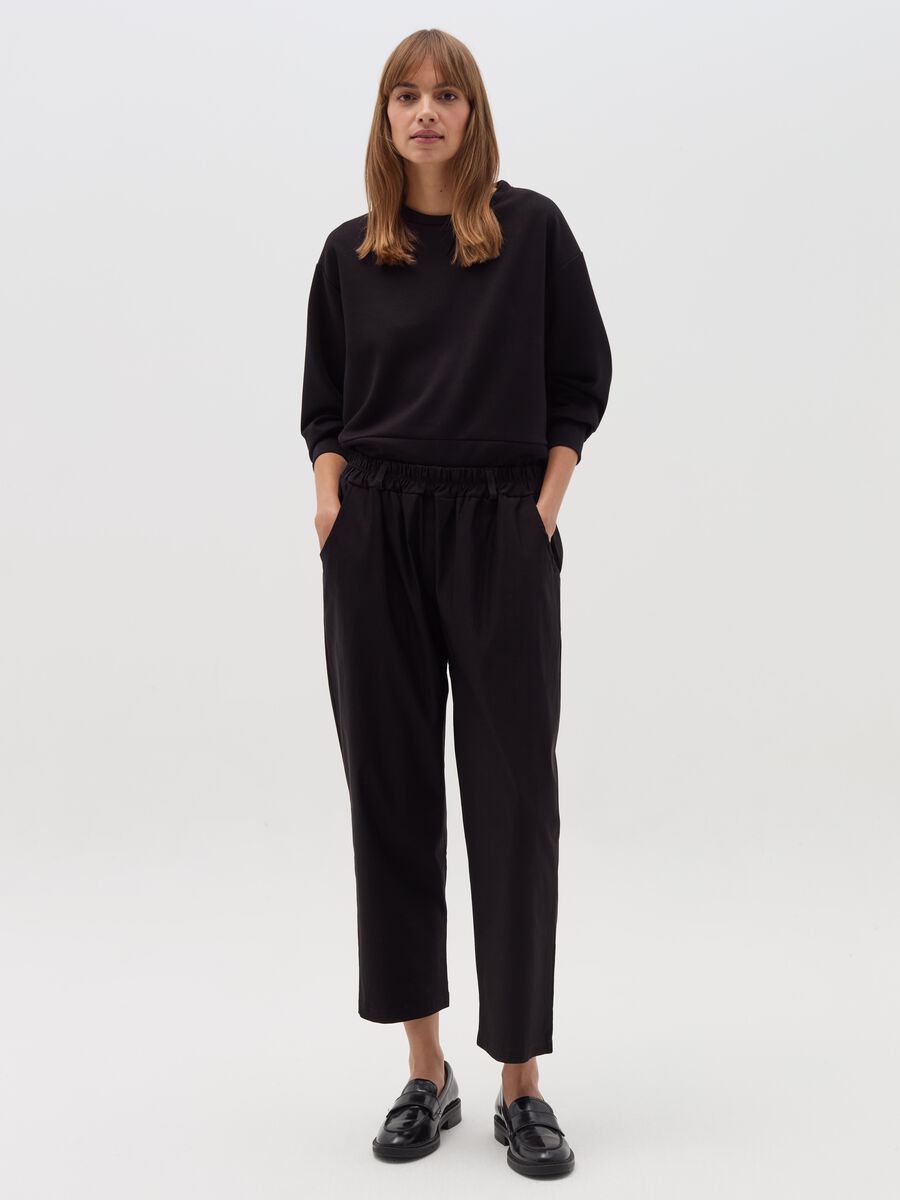 Cropped cigarette trousers_0