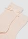 2-pack of short midi socks in stretch organic cotton with bow_1