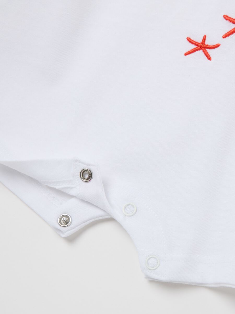 Cotton onesie with whale_3