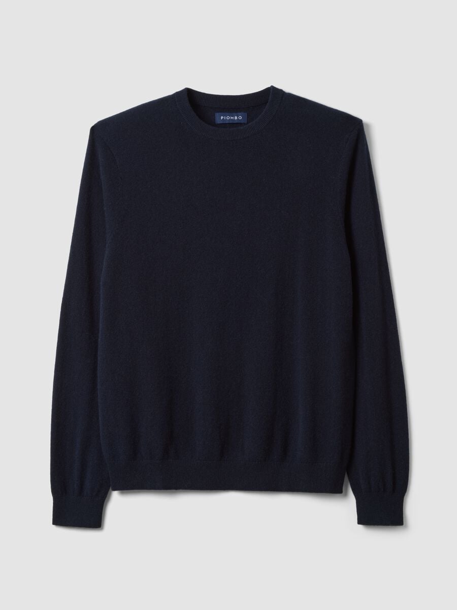 Blue pure cashmere regular-fit jumper_4