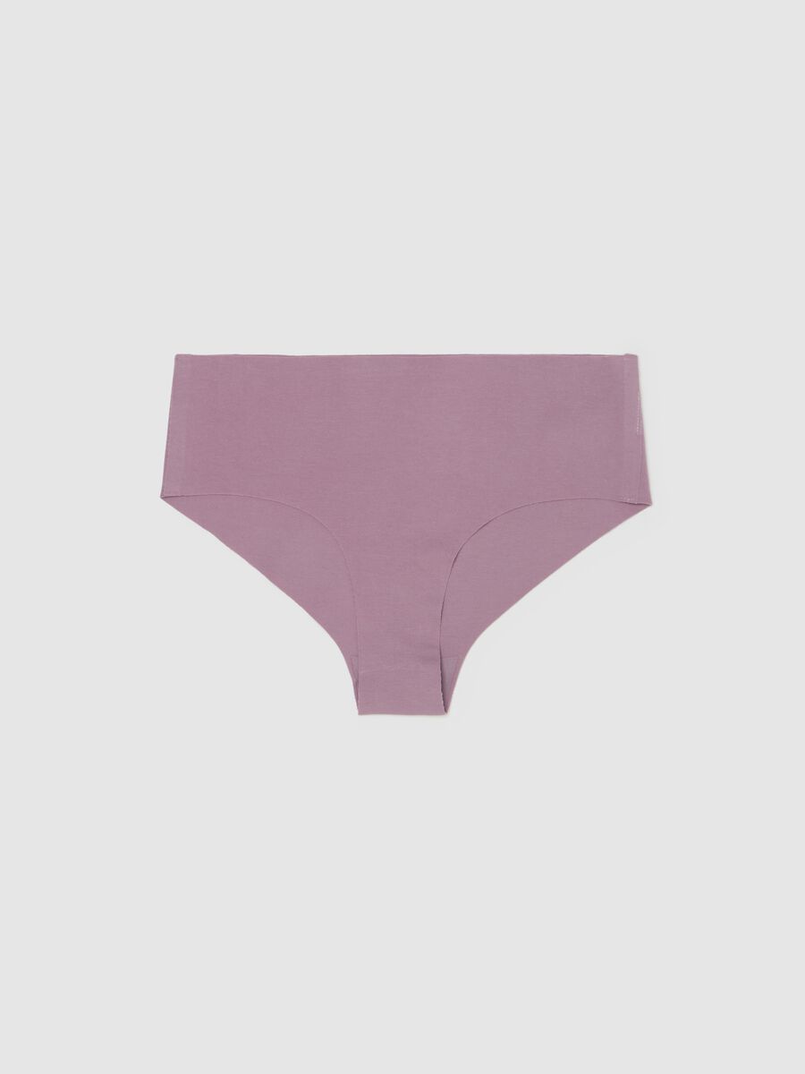Stretch cotton French knickers with laser cut_4