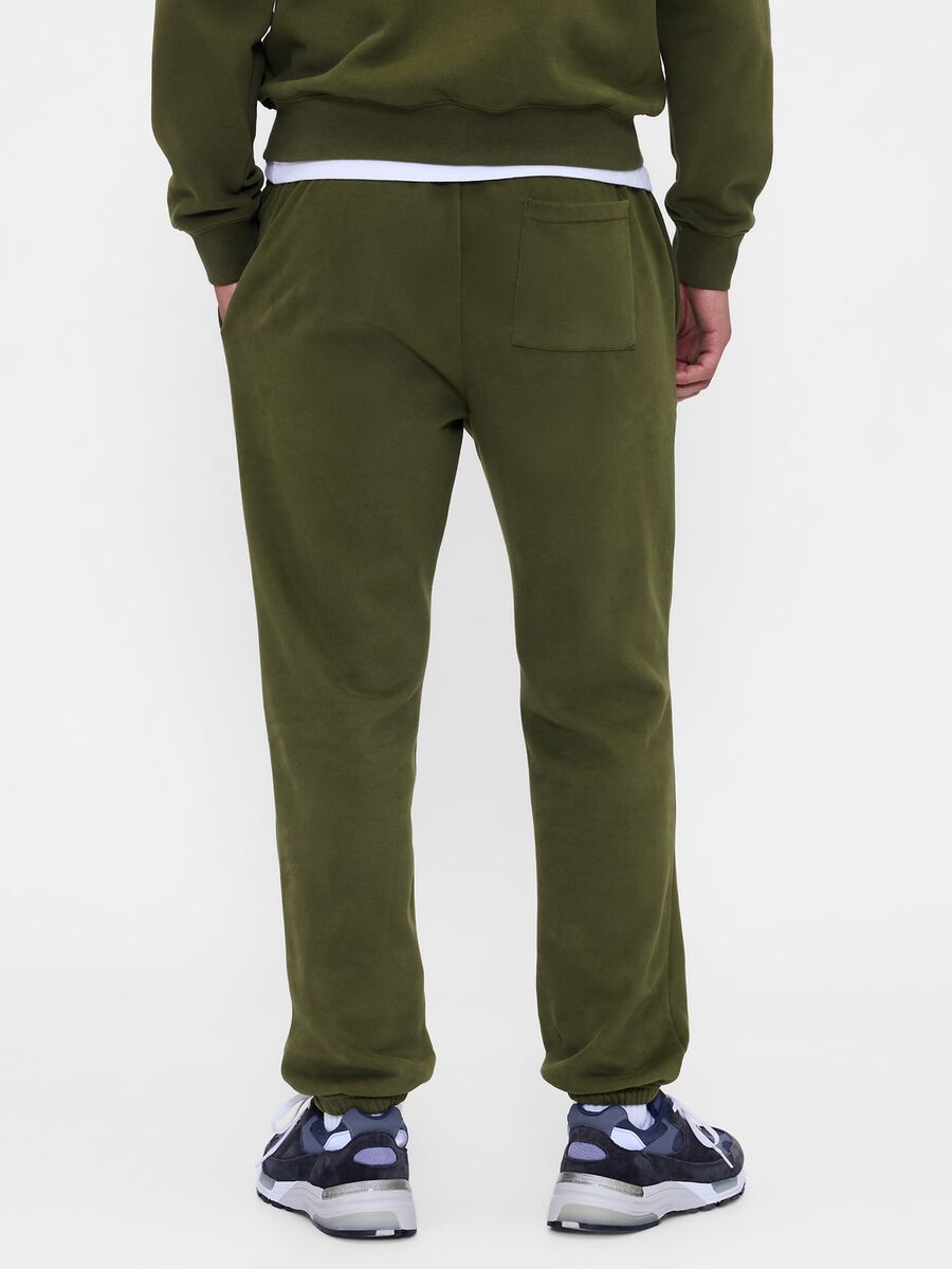 Green Cotton Blend Trousers_2