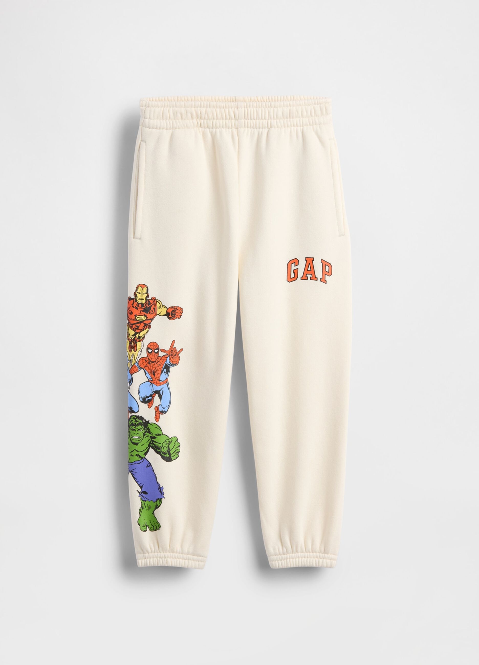 White Trousers with Print