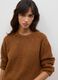 Brown regular-fit ribbed stretch-wool jumper_0