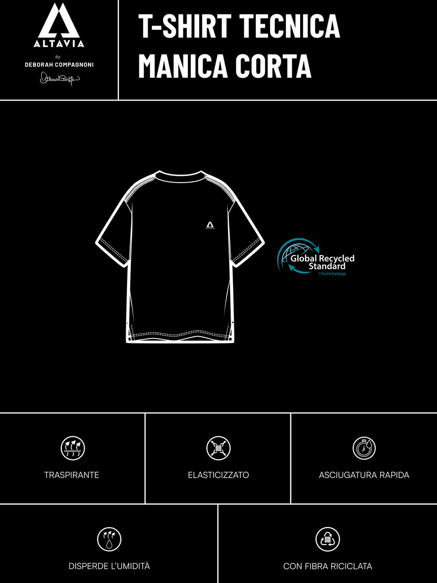 ALTAVIA WITH DEBORAH COMPAGNONI Short Sleeve Technical T-shirt_8