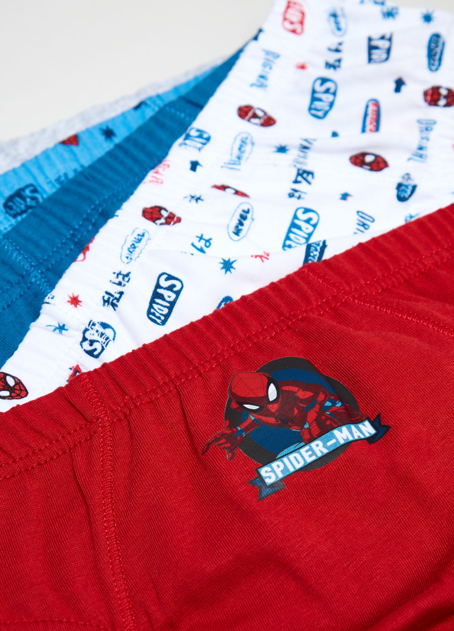 Set cinque slip in cotone stampa Spider-Man _2