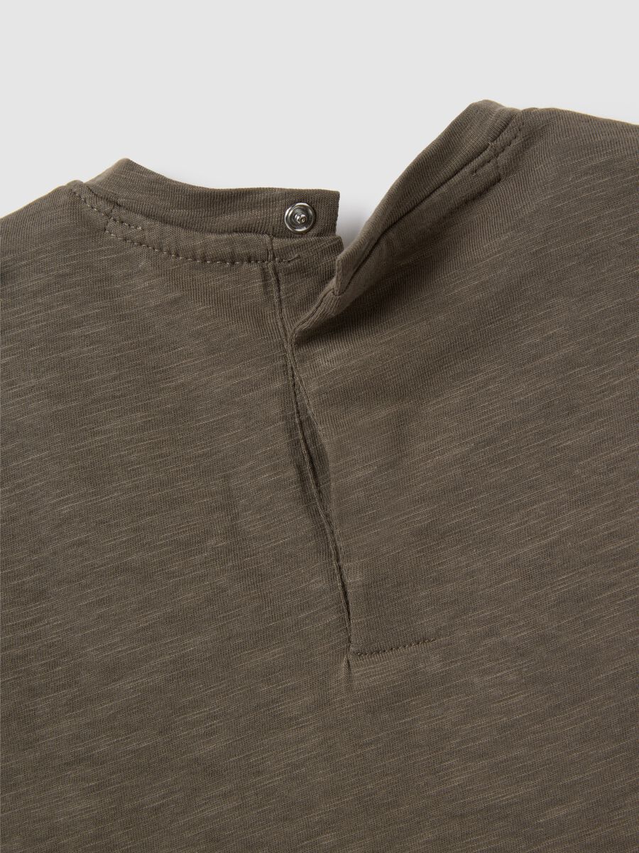 Baby pure cotton brown t-shirt regular fit_3