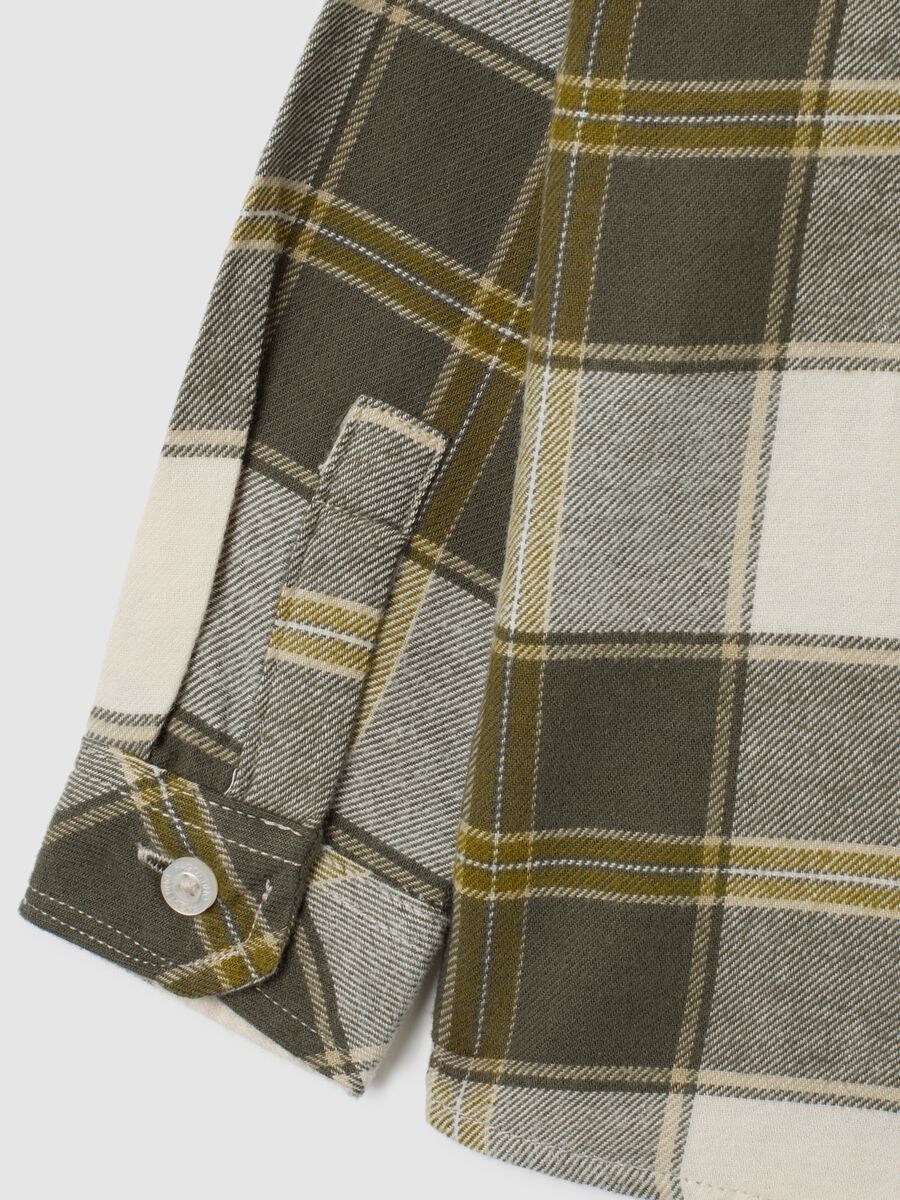 Multicolour regular fit pure cotton children's shirt_3