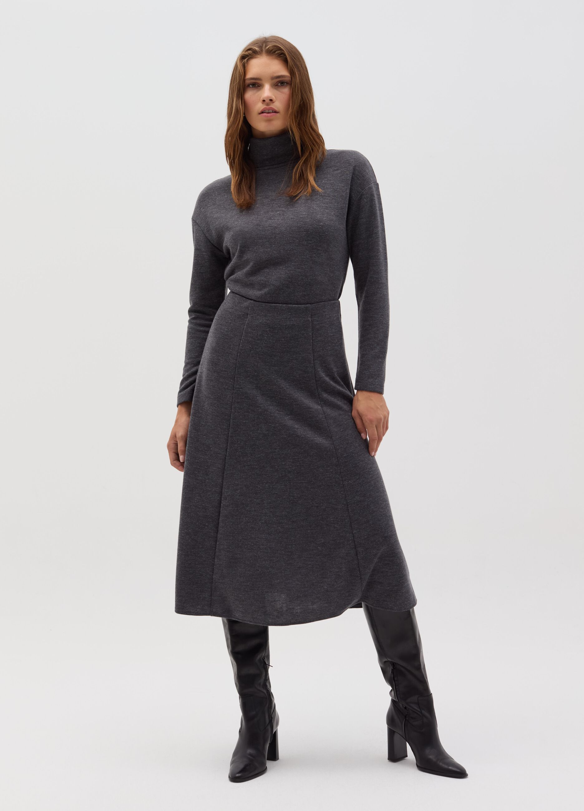 Full midi skirt