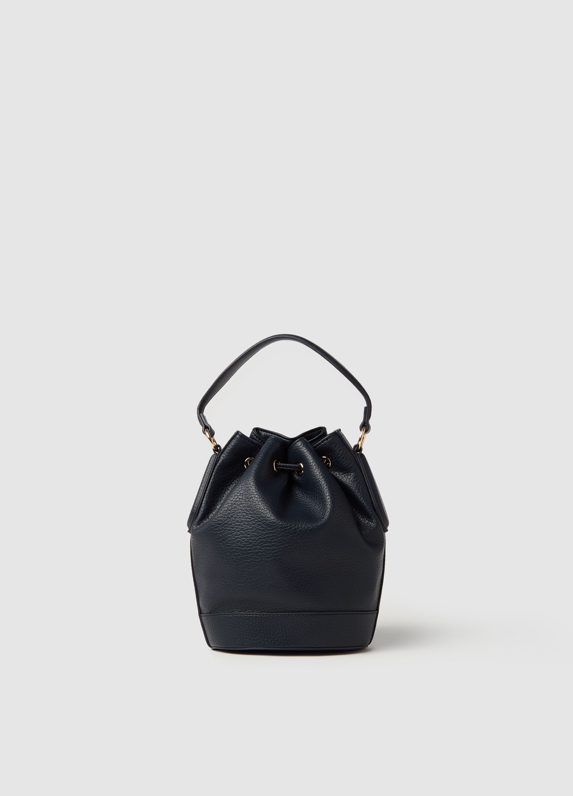 Bucket bag with shoulder strap