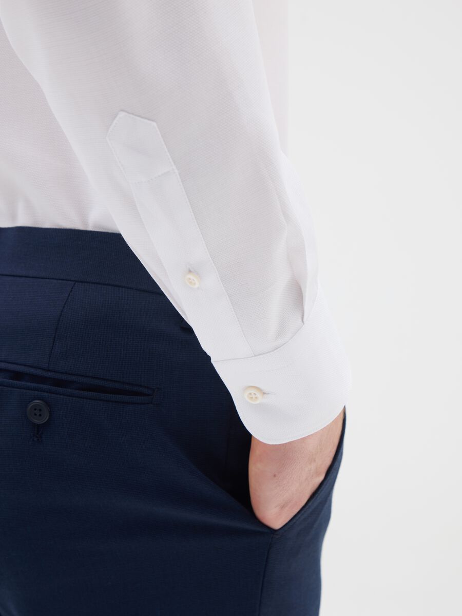 White Long-Sleeved Cotton Shirt_3