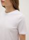 White pure cotton regular fit T-shirt_3