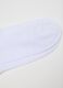 White cotton elastic multipack socks set_1