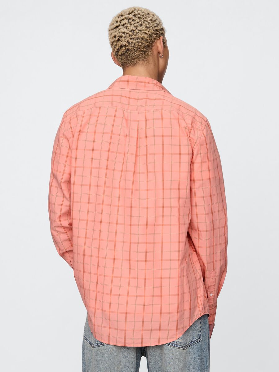 Pink Checked Cotton Shirt_2