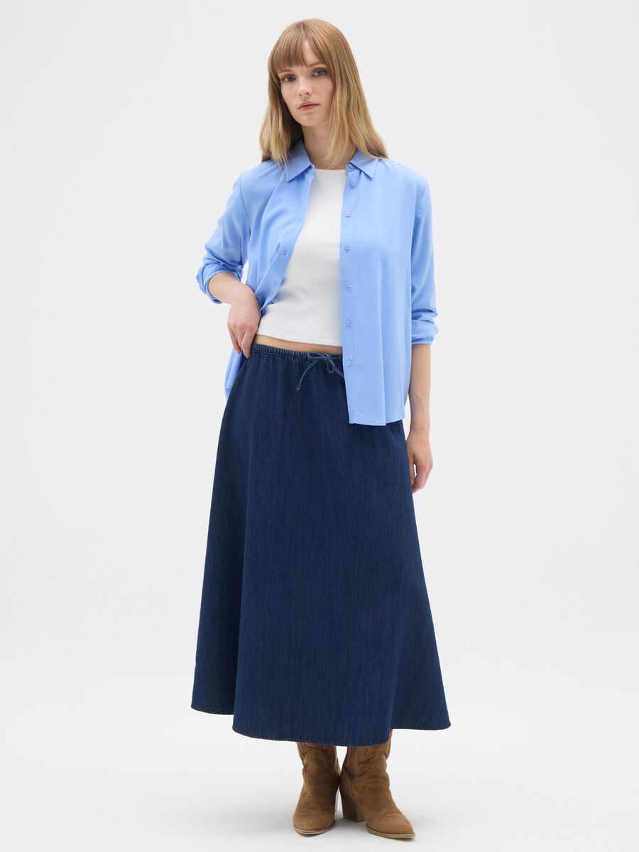 Blue Viscose Shirt_1