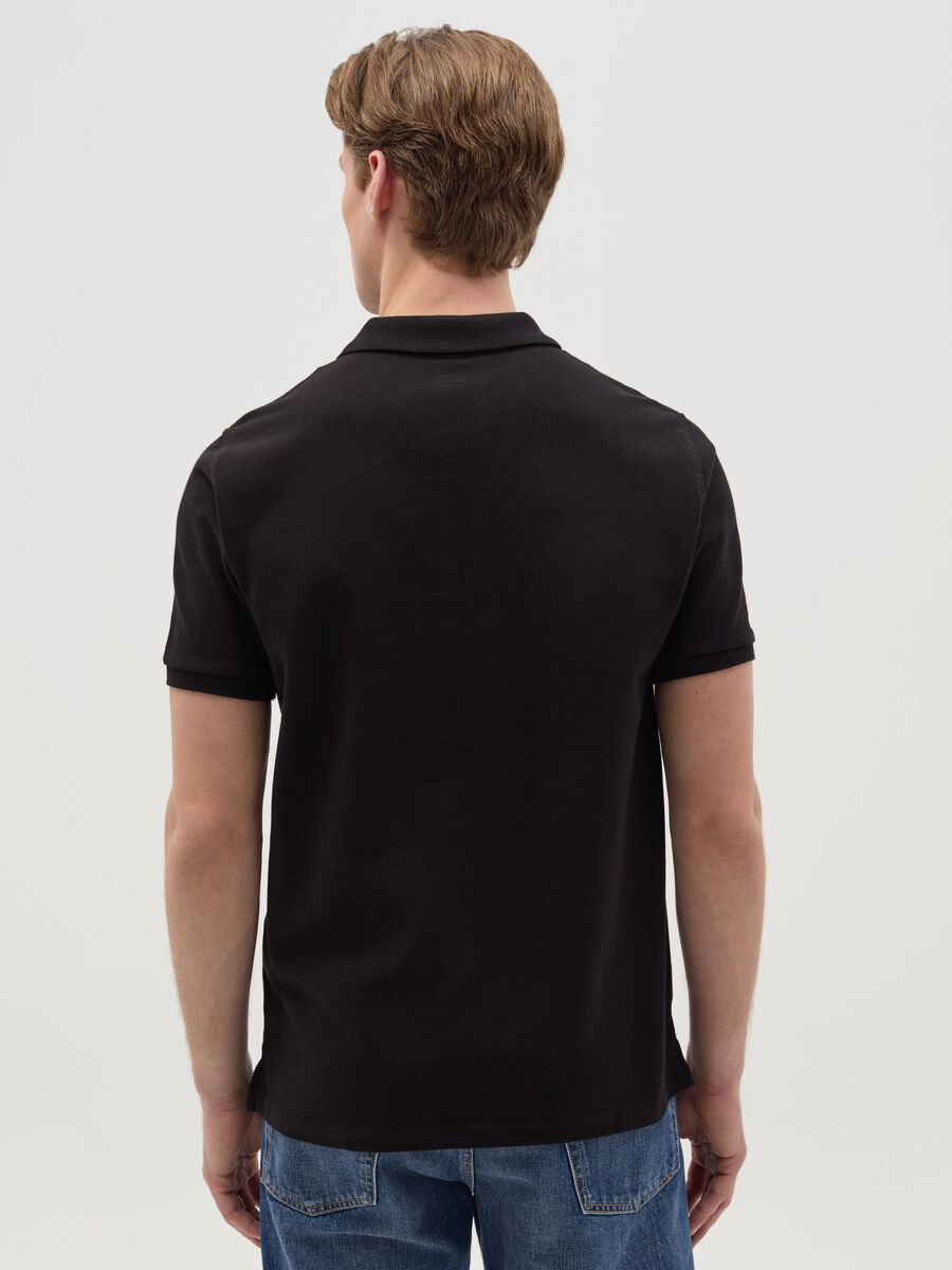 Polo shirt in organic cotton piquet_2