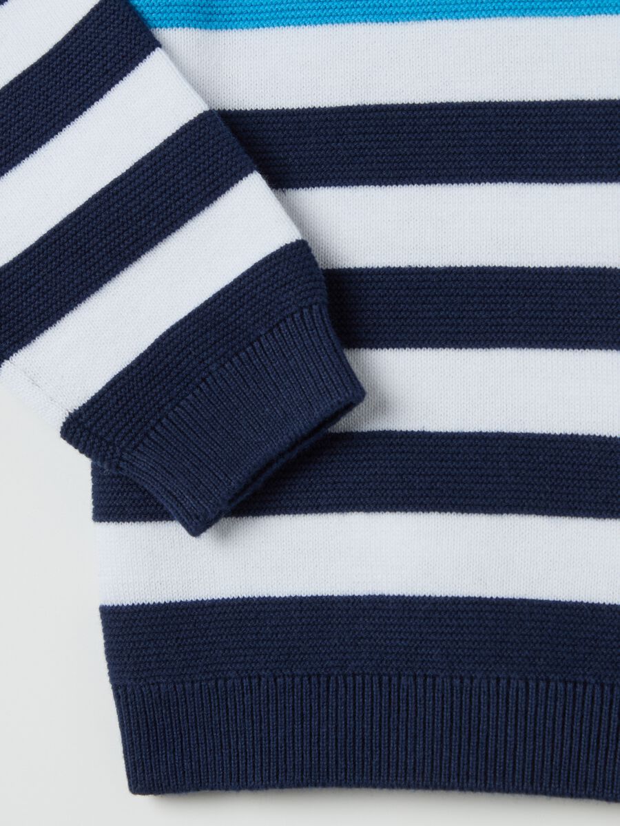 Striped cotton pullover_3