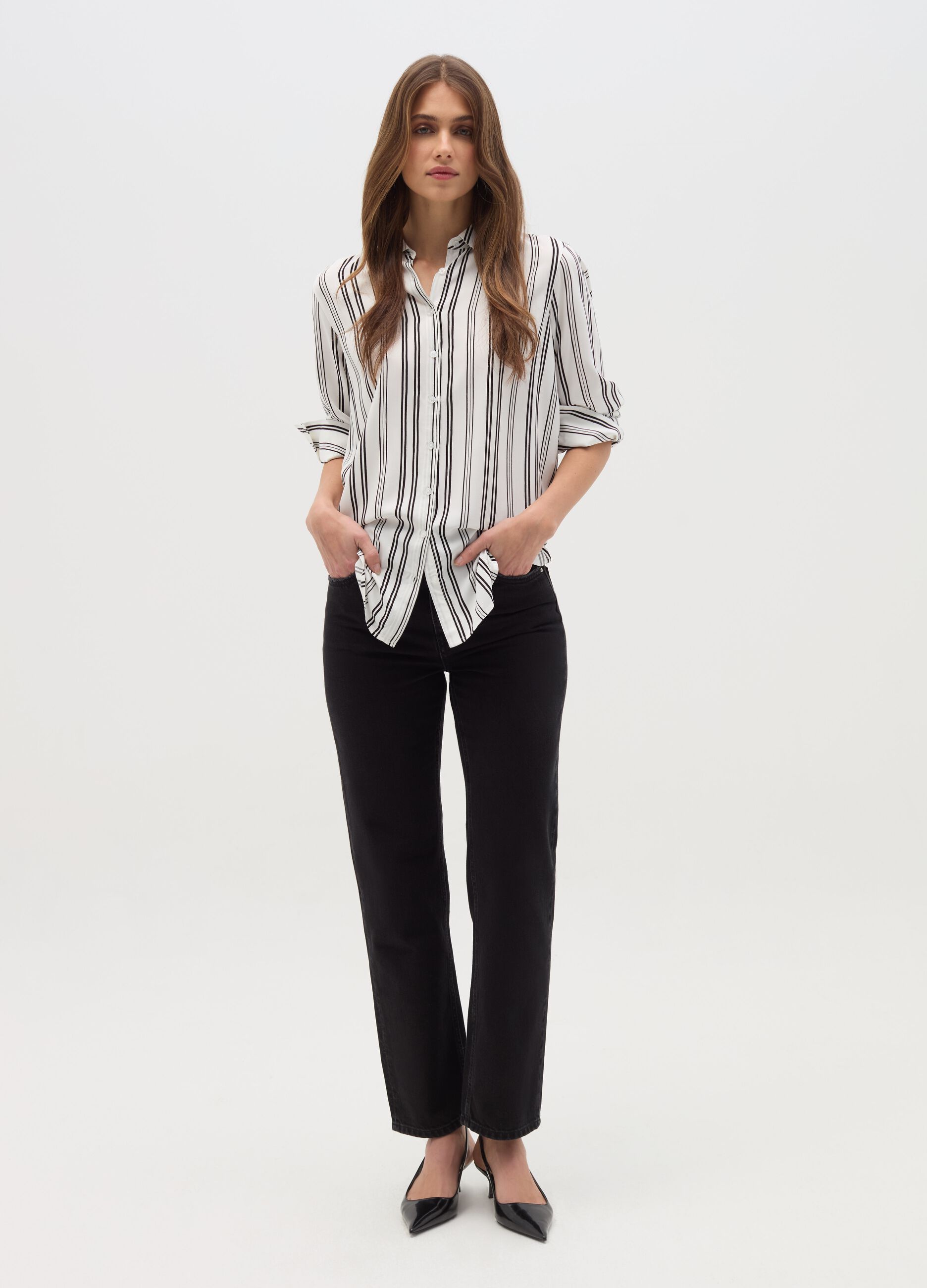 Camicia in viscosa