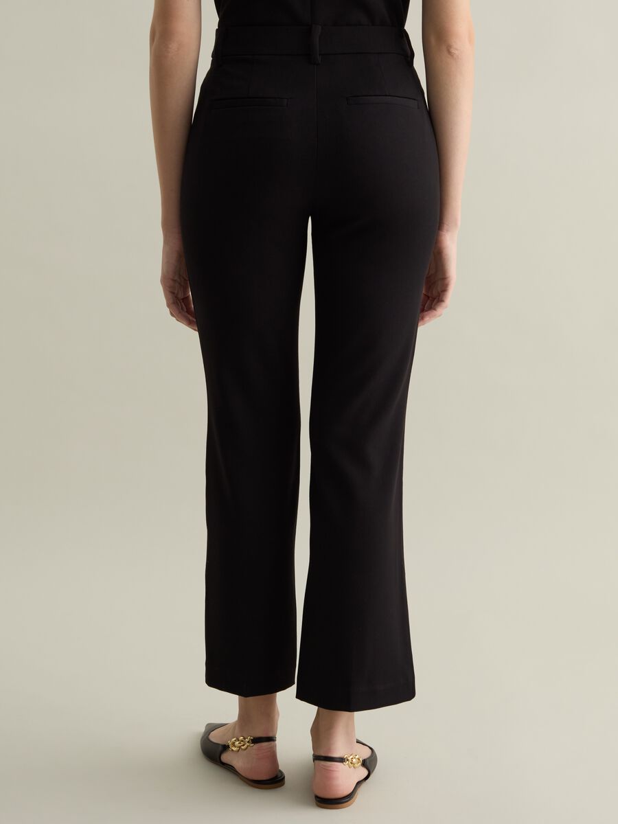 Straight-fit trousers in viscose blend_2