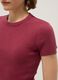 Red stretch cotton crew-neck t-shirt slim fit_3