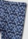 Leggings blu skinny in cotone organico elasticizzato con fantasia a cuori_2