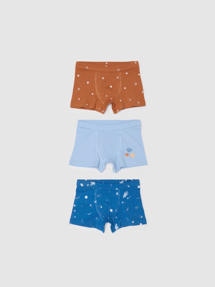 Children's Cotton Multicolour Boxer Tripack Set_0