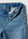 Boys' blue stretch denim trousers with regular fit_2