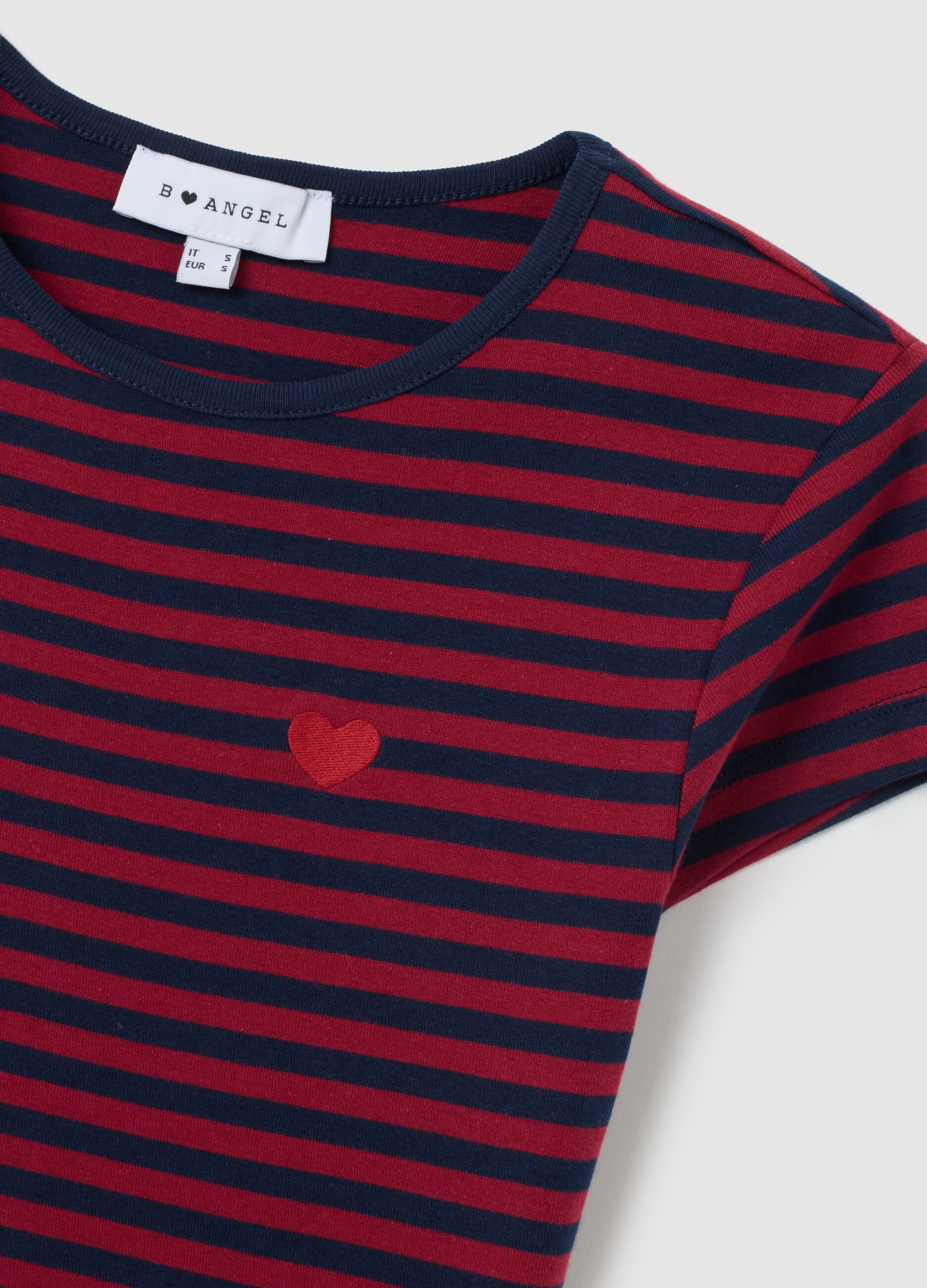 T-shirt in puro cotone multicolor slim fit