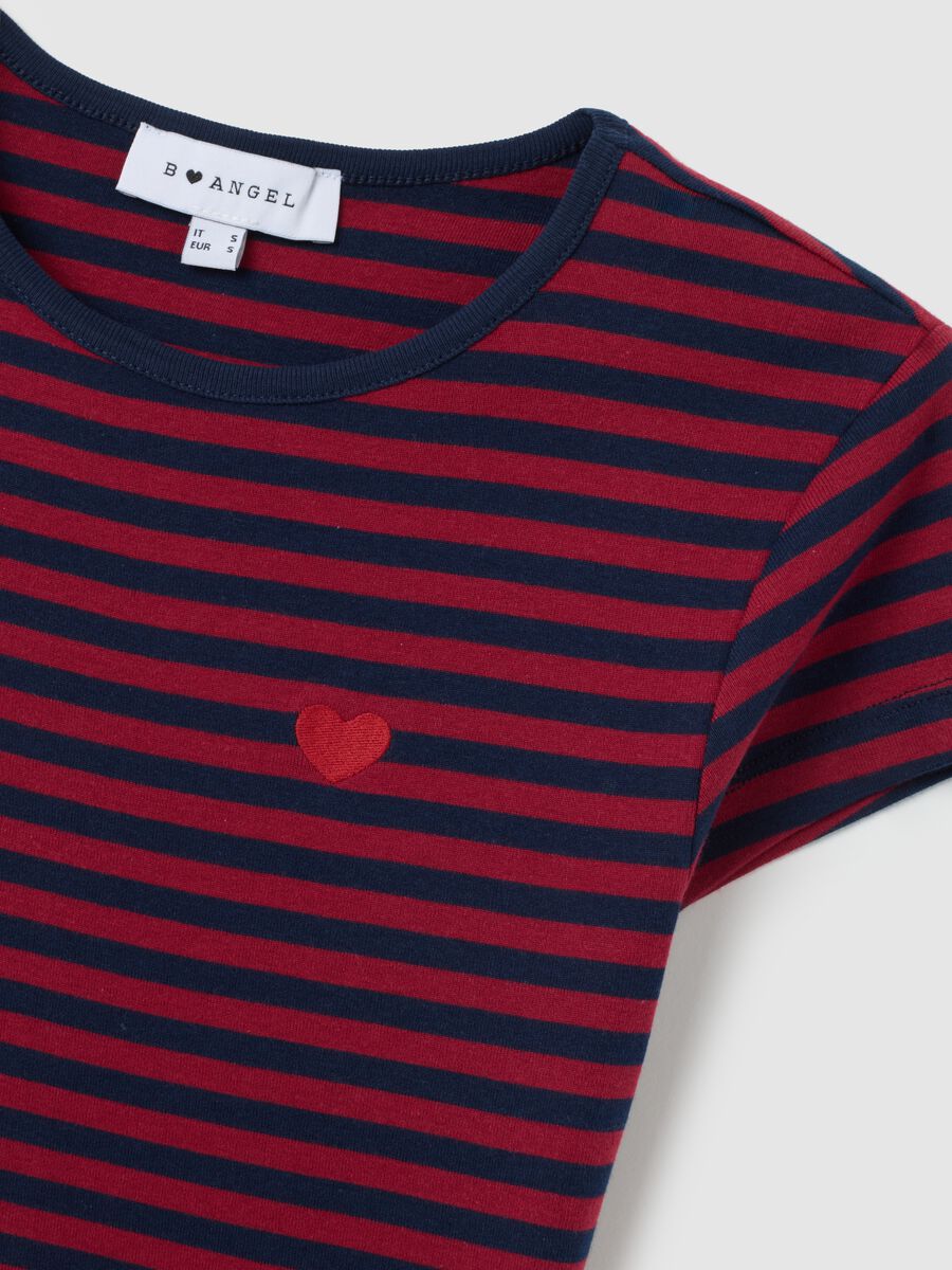 T-shirt in puro cotone multicolor slim fit_5