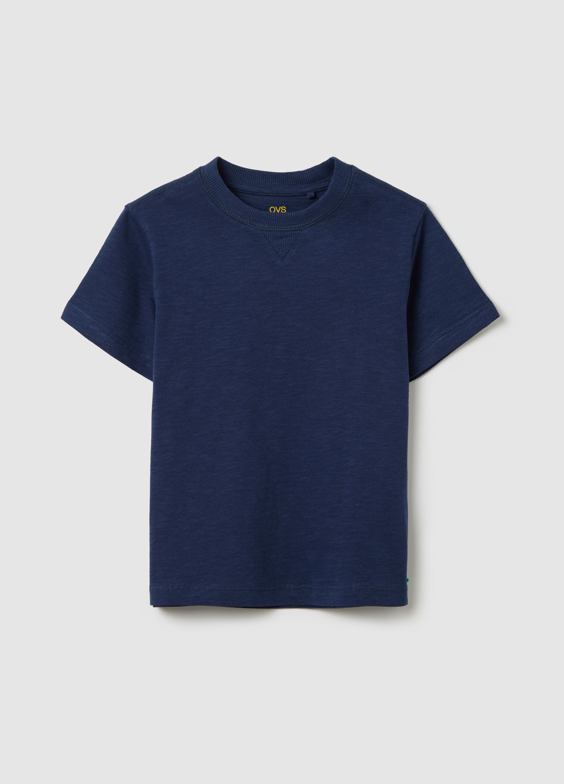 T-shirt in cotone con scollo rotondo