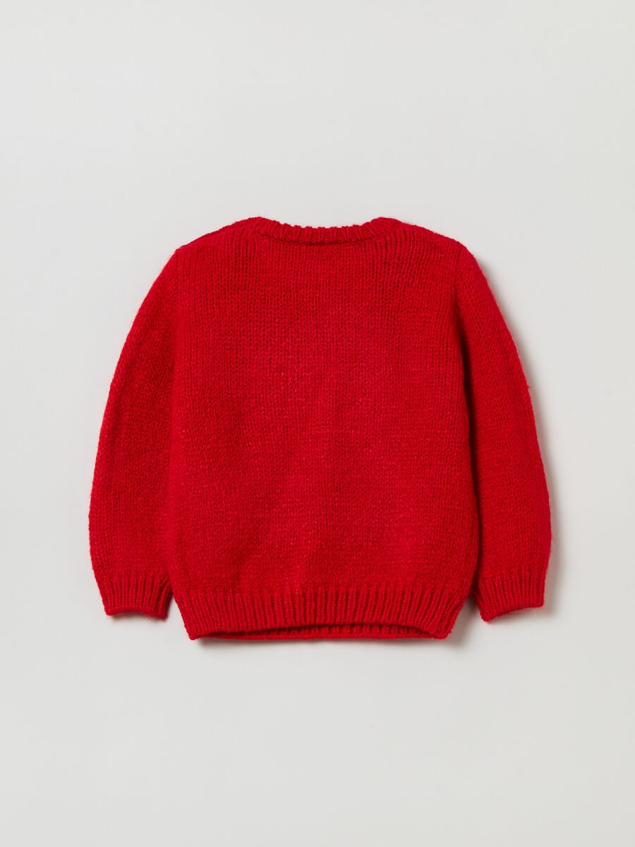 Pullover con disegno orso jacquard_1