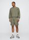 Green Shorts in Cotton and Polyester Blend Gap_0