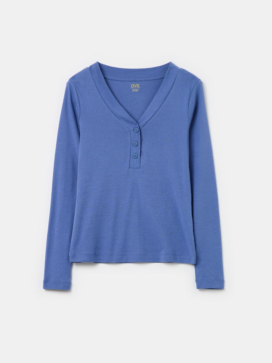 T-shirt maniche lunghe scollo serafino_4